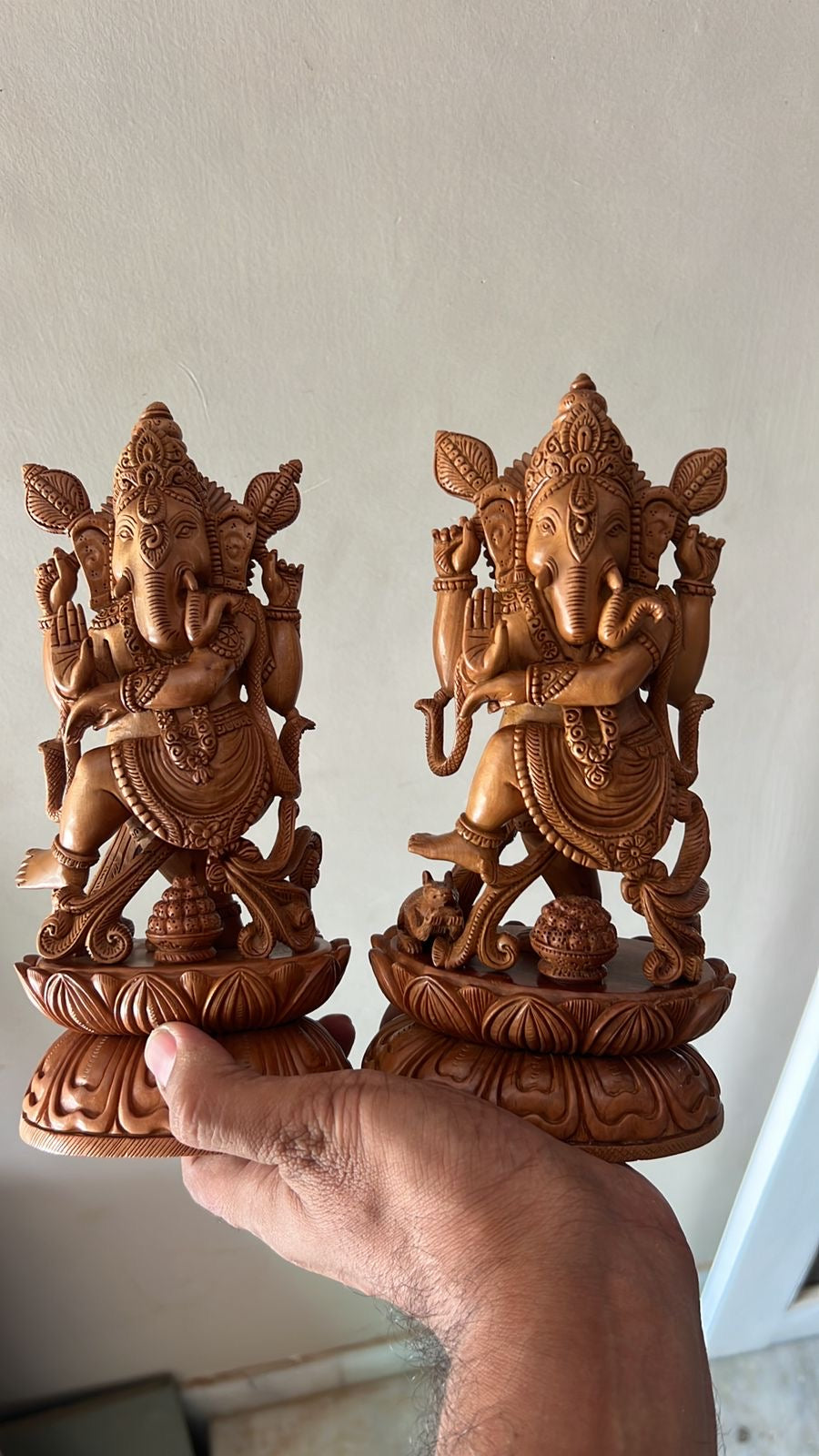 Dancing ganesha lot 4 pieces - Malji Arts