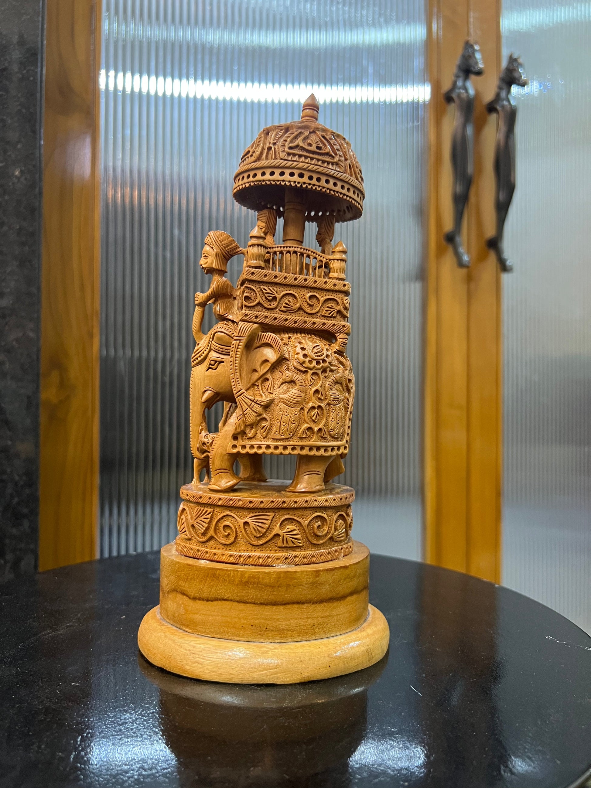 Sandalwood Ambabari Round Chatri (10inches) - Malji Arts