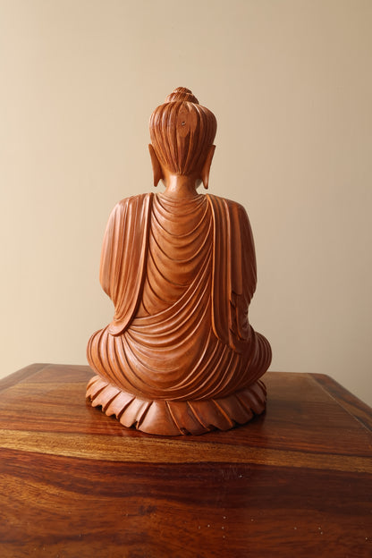 Sandalwood Special hand Carved Buddha - Malji Arts