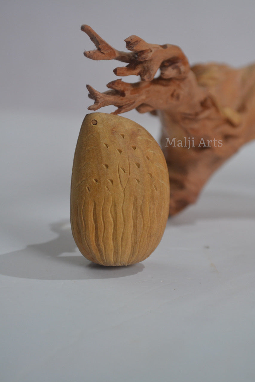 Sandalwood Miniature Lord Ganesha Carving - Malji Arts