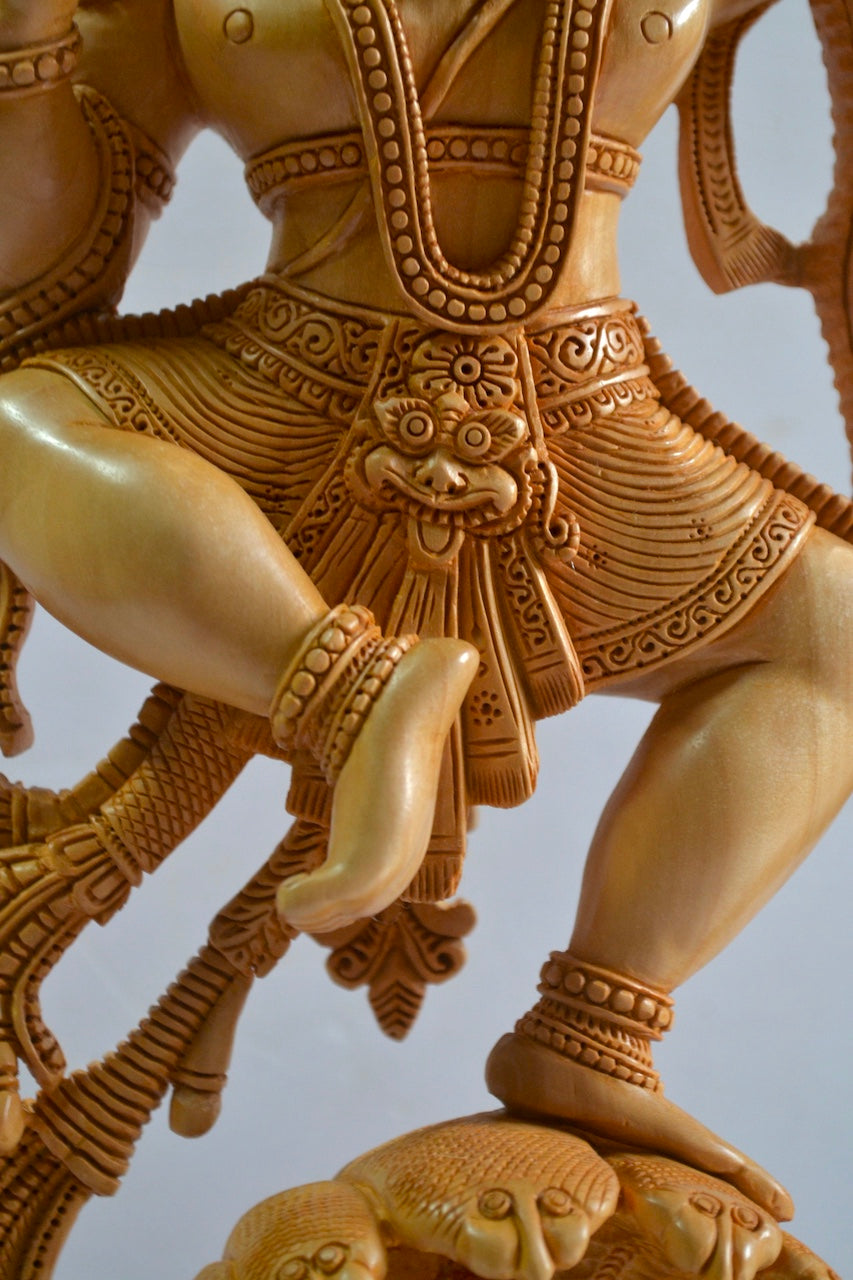 Wooden Special Dancing Krishna - Malji Arts