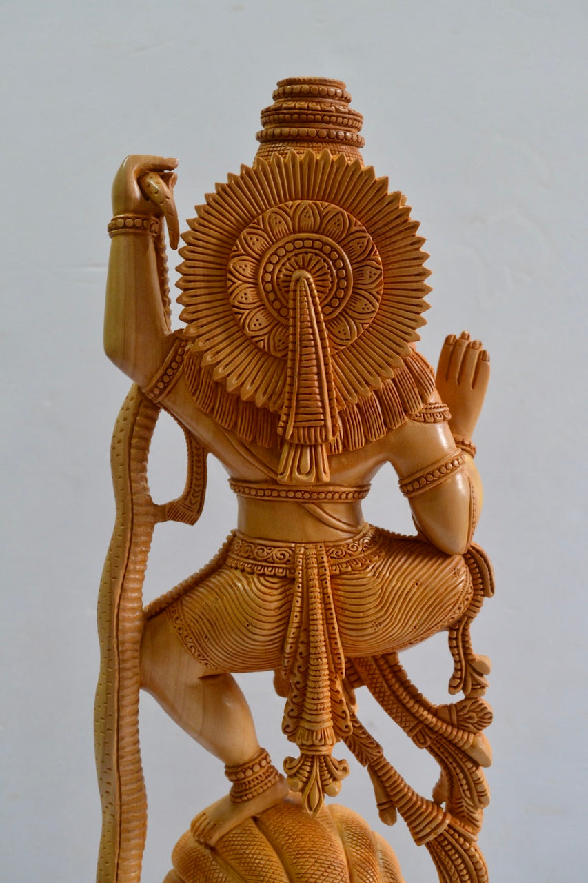 Wooden Special Dancing Krishna - Malji Arts