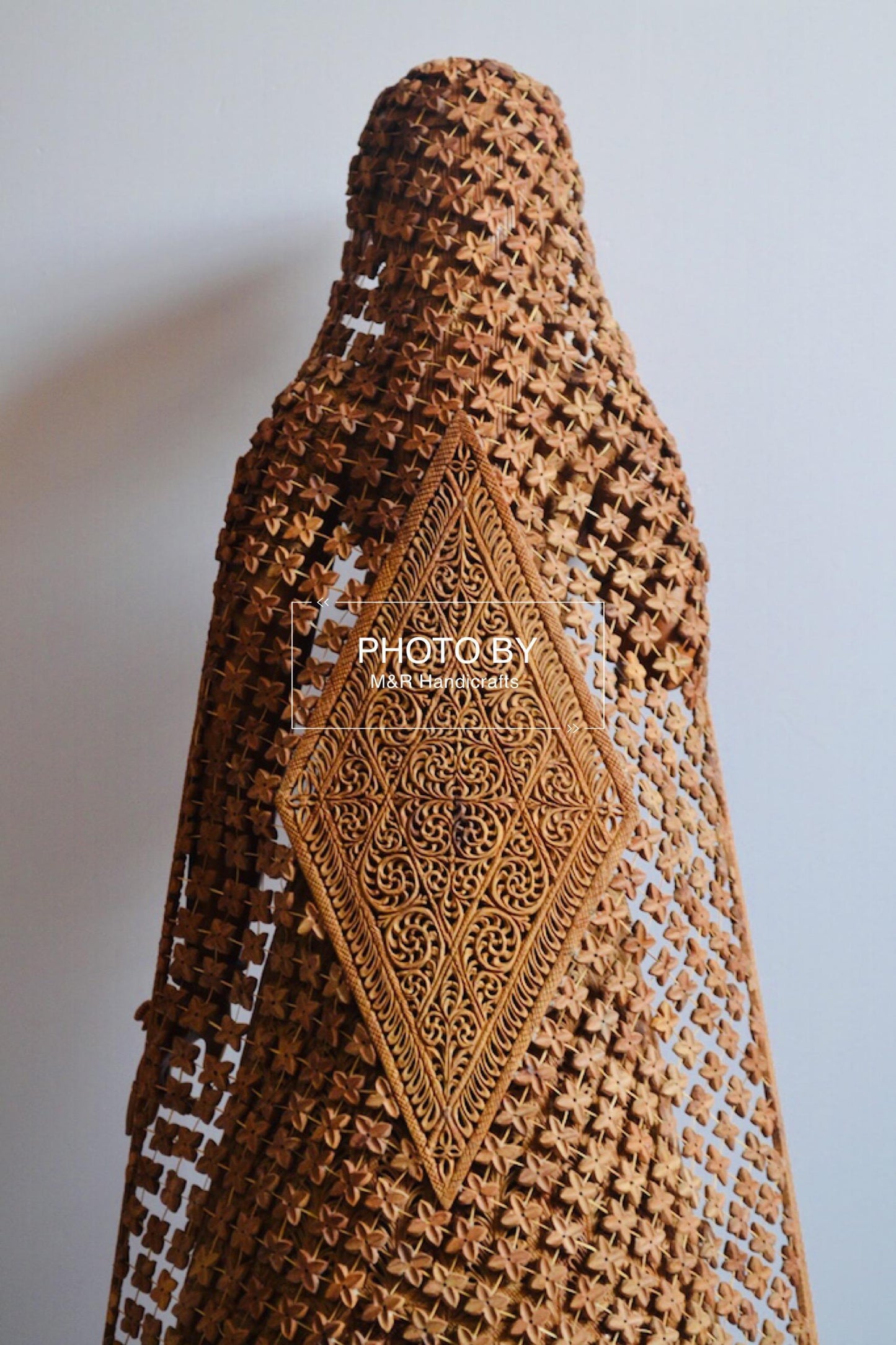 Sandalwood fine Carved Art Piece Rajasthani Lady - Malji Arts