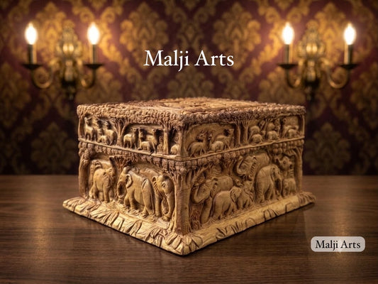 Sandalwood luxury carving box