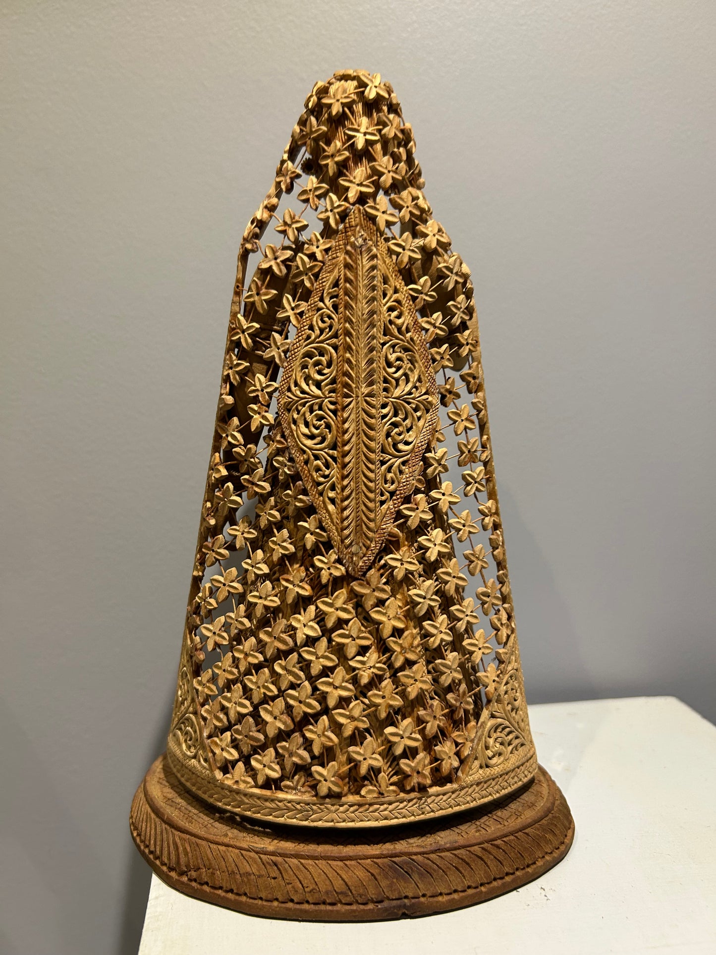 Sandalwood Royal Miniature Rajasthani Doll - Malji Arts