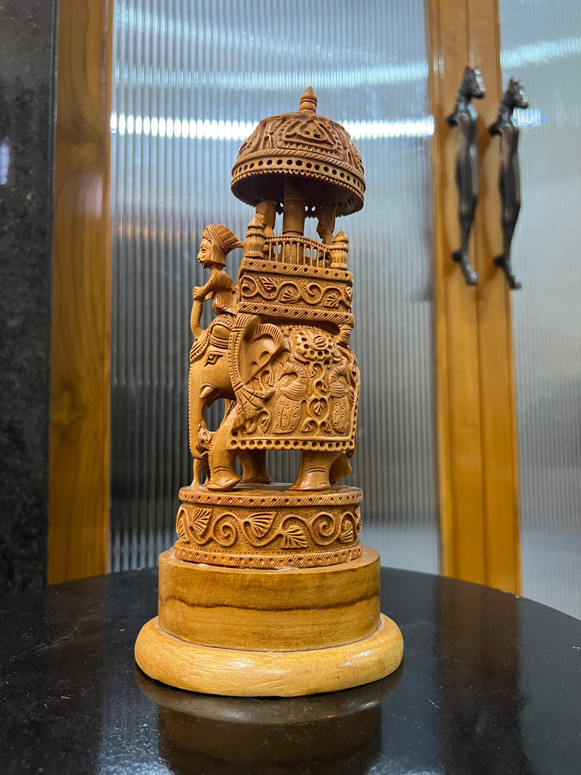 Sandalwood Ambabari Round Chatri (10inches) - Malji Arts