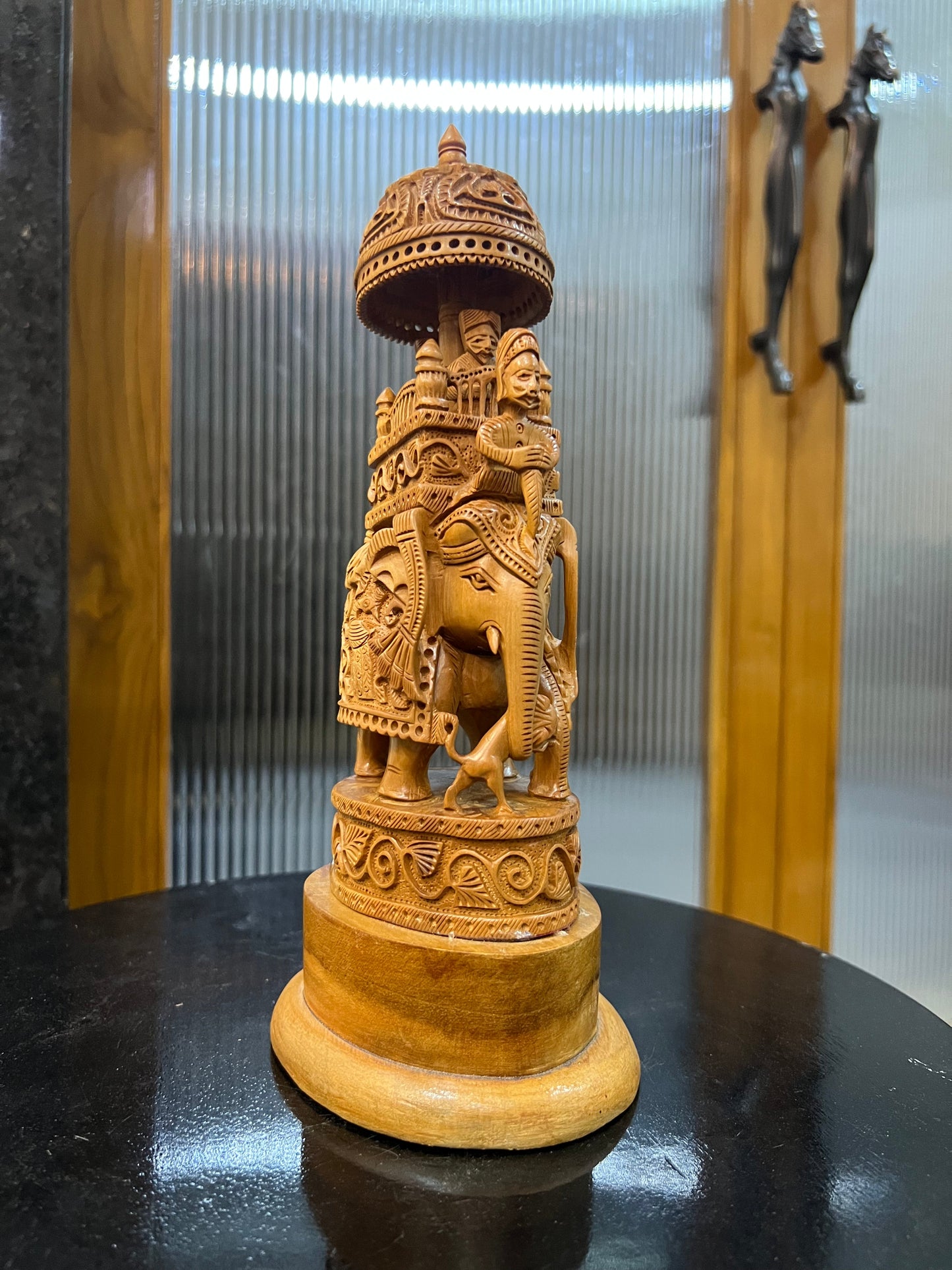 Sandalwood Ambabari Round Chatri (10inches) - Malji Arts