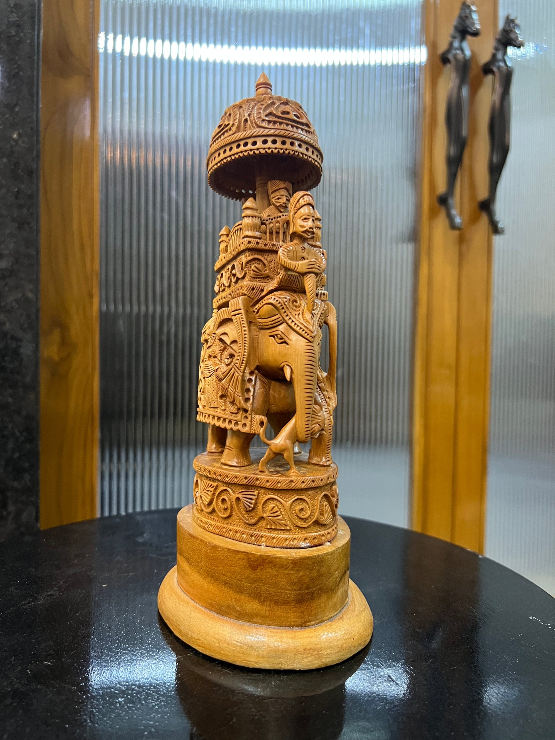 Sandalwood Ambabari Round Chatri (10inches) - Malji Arts