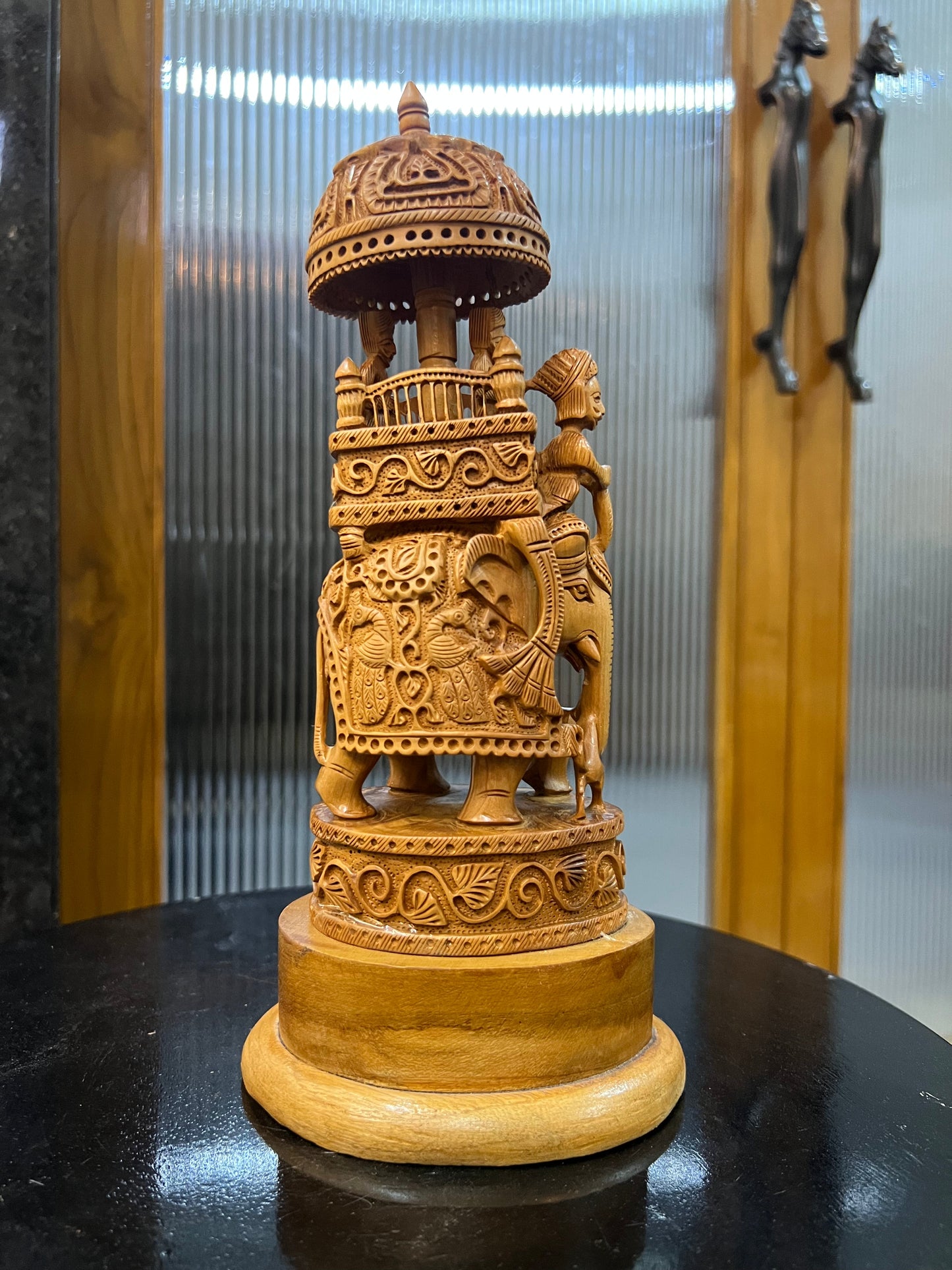 Sandalwood Ambabari Round Chatri (10inches) - Malji Arts