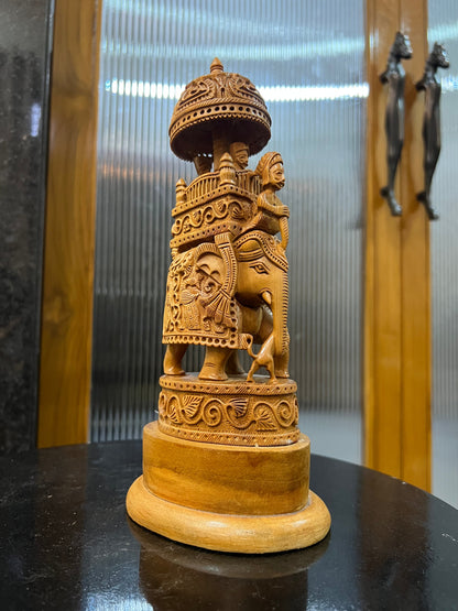 Sandalwood Ambabari Round Chatri (10inches) - Malji Arts