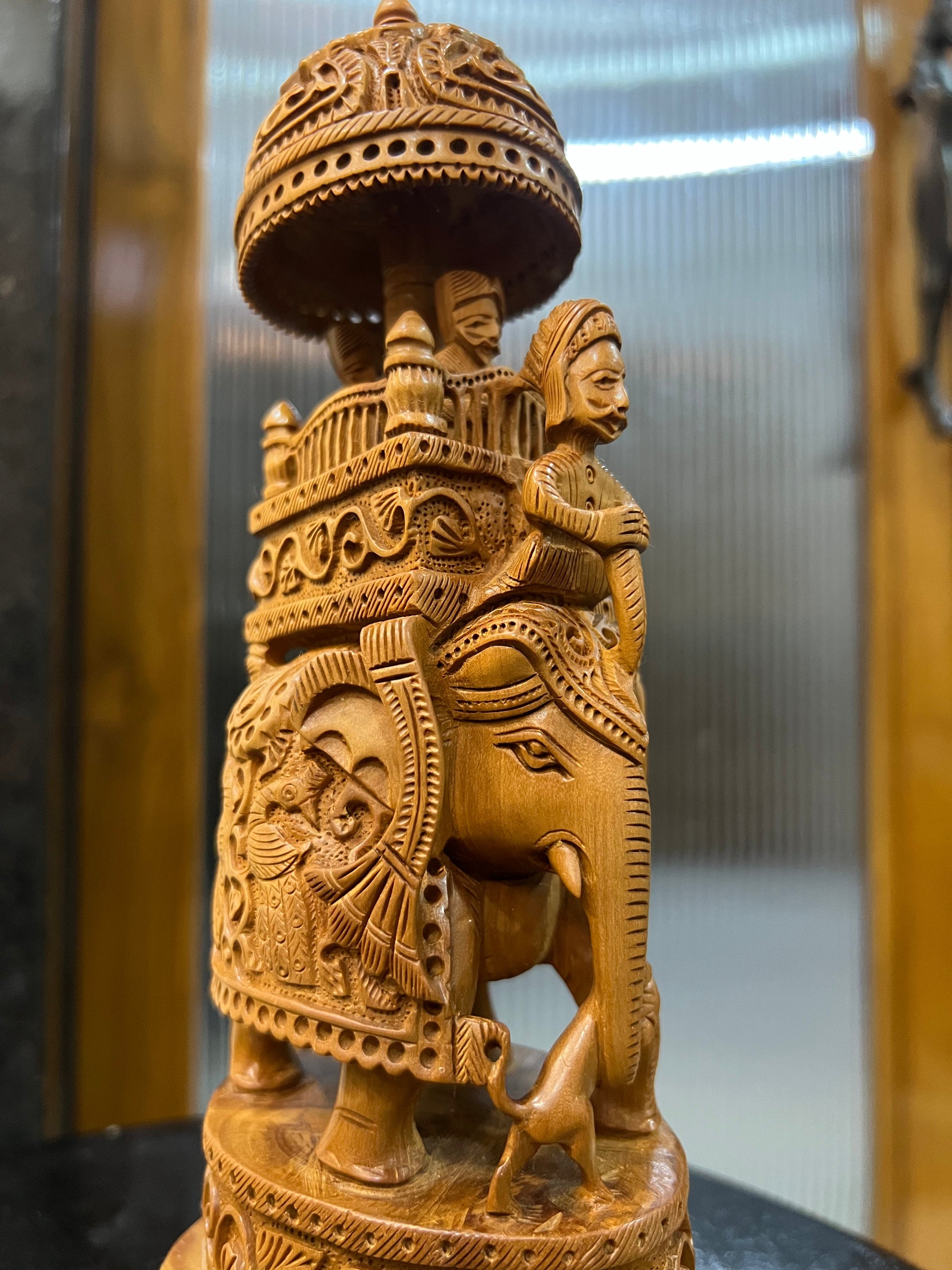 Sandalwood Ambabari Round Chatri (10inches) - Malji Arts