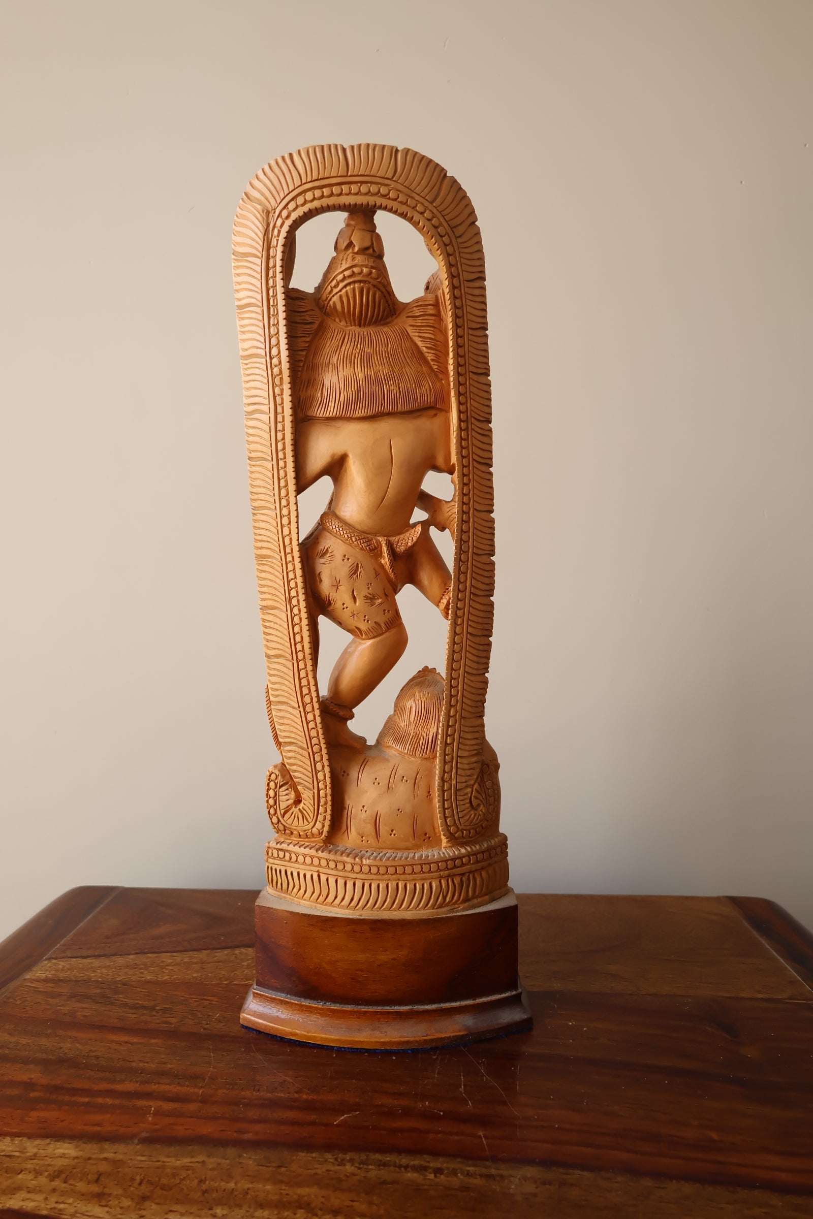 Sandalwood Beautifully Carved Natraja Statue - Malji Arts