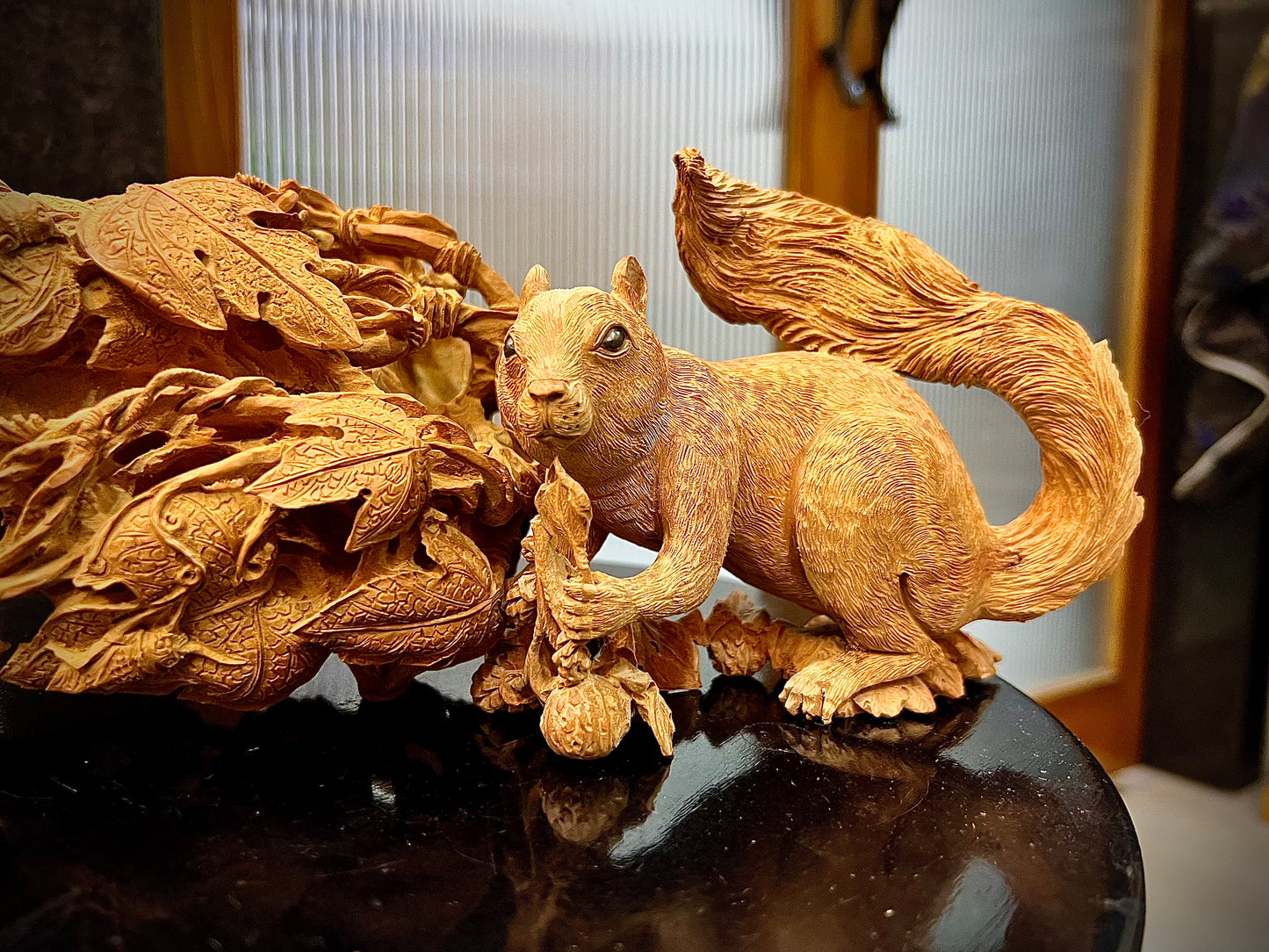 Sandalwood Squirrel Root Carving - Malji Arts