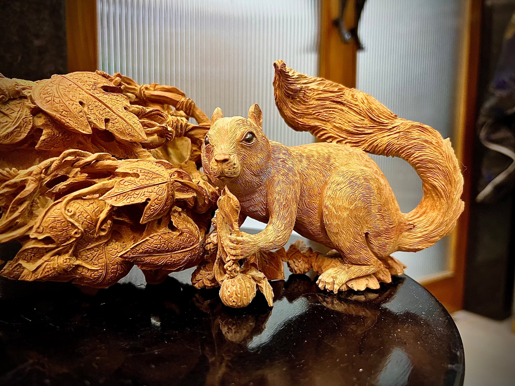 Sandalwood Squirrel Root Carving - Malji Arts