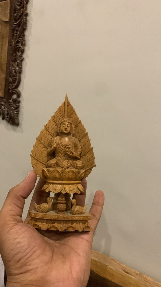 Sandalwood leaf Buddha Special - Malji Arts