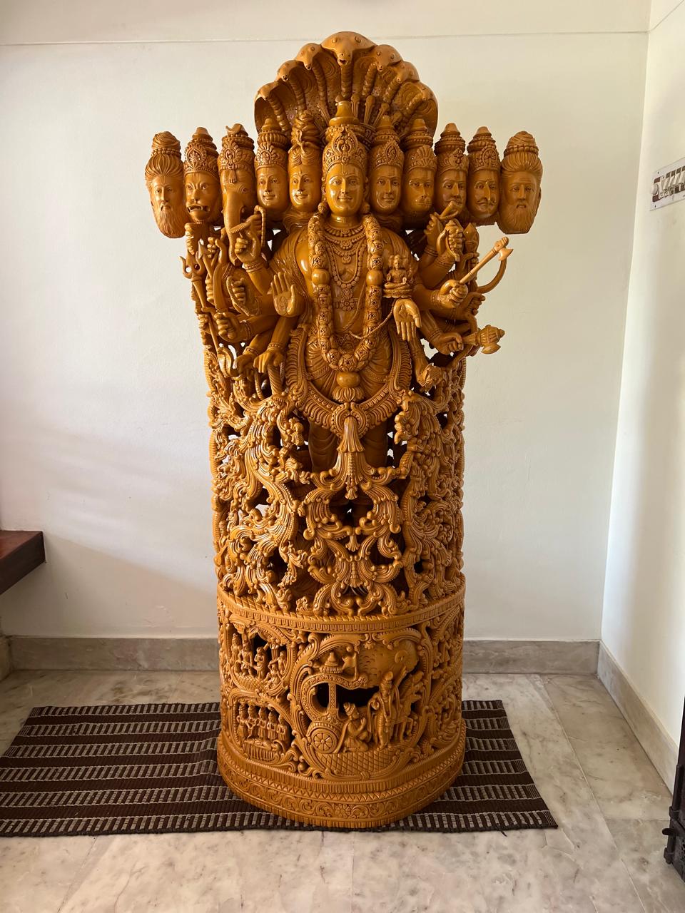 Wooden Vishwaroopam - Malji Arts