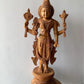 Sandalwood Large Fine Carved Lord Vishnu - Malji Arts
