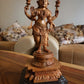 Sandalwood Carved Rare Goddess Laxmi Statue - Malji Arts