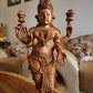 Sandalwood Carved Rare Goddess Laxmi Statue - Malji Arts