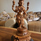 Sandalwood Carved Rare Goddess Laxmi Statue - Malji Arts