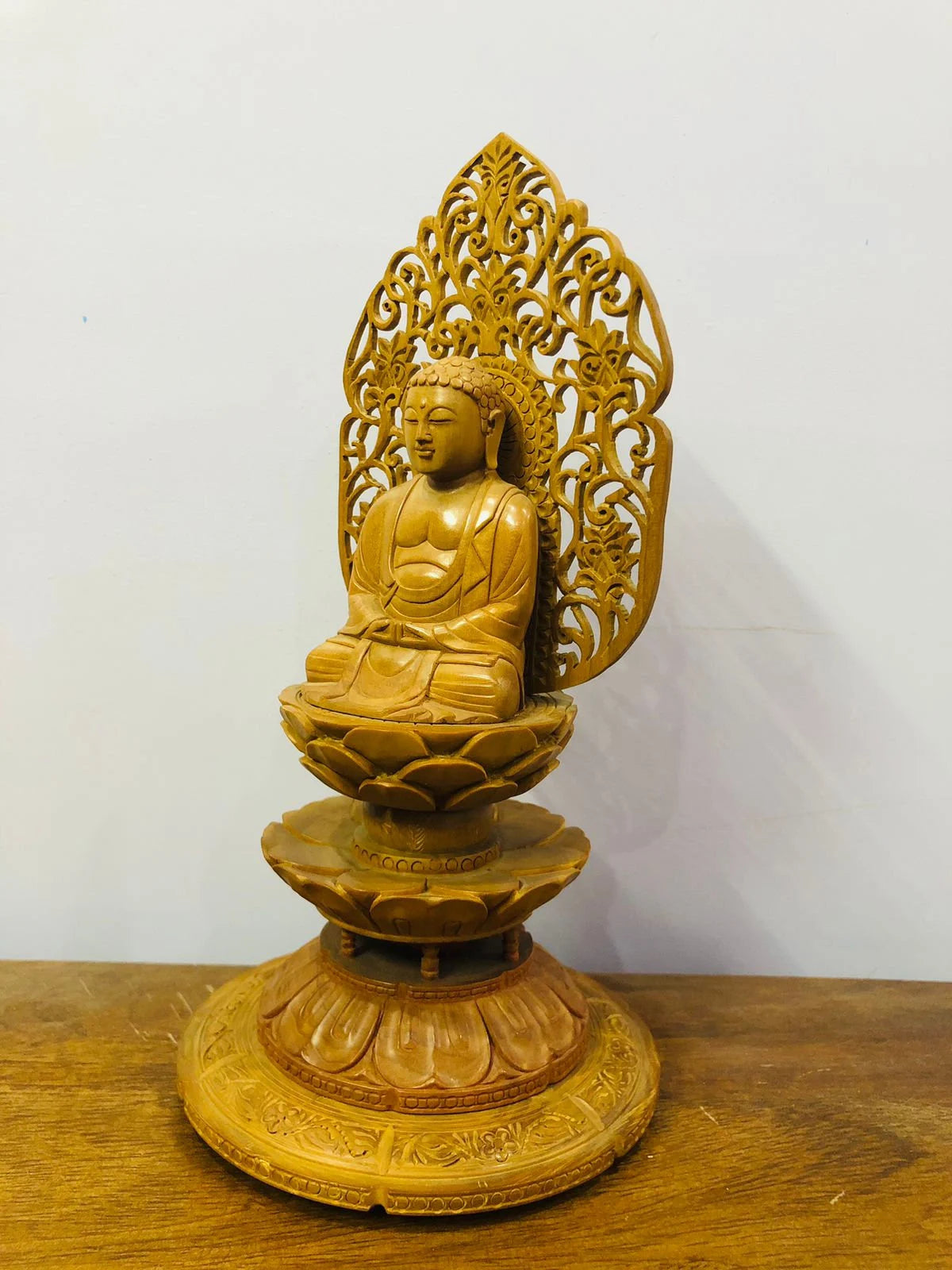 Sandalwood Special Meditation Buddha Statue - Malji Arts