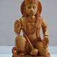 Special Fine Carved Wooden Sitting Lord Hanuman Statue - Malji Arts