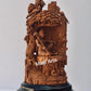 Sandalwood Shiva Resting Statue Under Tree - Malji Arts