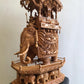 Big Size Wooden Fine Carved Ambabari Royal Safari - Malji Arts