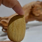 Sandalwood Carving Almond Devoted Hanuman - Malji Arts