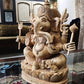 6 Hands Ganesha Sitting Fine Carved Statue - Malji Arts