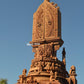 Sandalwood Miniature Altarpiece with the Crucifixion - Malji Arts