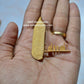 Sandalwood Miniature Carved Peapod Bean Features The Makkah Madina Inside - Malji Arts