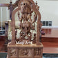 Sandalwood Carved Dancing Shiva Statue - Malji Arts
