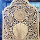 Wooden Fine Carved Ganesha with Jali Work - Malji Arts