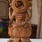 Sandalwood Hindu Goddess Saraswati Fine Hand Carved Statue - Malji Arts