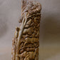 Sandalwood Solid Fine Carved Jungle and Buddha Meditation Scene - Malji Arts