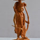 Wooden Standing Ayodhya Temple Rama Statue - Malji Arts