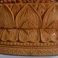 18" Inch Large Wooden Lord Krishna Sitting Under Tree - Malji Arts