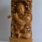 18" Inch Large Wooden Lord Krishna Sitting Under Tree - Malji Arts
