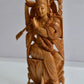 Authentic Aged Mysore Sandalwood Beautiful Krishna Sitting Statue - Malji Arts