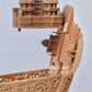 Sandalwood Carved Opening Pocket Watch Collective Piece - Malji Arts