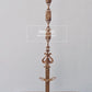 Sandalwood Carved Opening Pocket Watch Collective Piece - Malji Arts