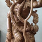 Sandalwood Lord Rama with Hanuman Quality Carving Statue - Malji Arts
