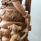 Sandalwood Lord Rama with Hanuman Quality Carving Statue - Malji Arts