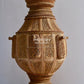Sandalwood Fine Carved Decorative Flowerpot - Malji Arts