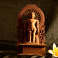 Sandalwood Rare Jain Digambara Tirthanhara Standing in Kayotsarga Meditation Posture - Malji Arts