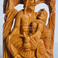 Sandalwood Carved Mughal Love Scene Statue - Malji Arts