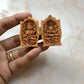 Pure Sandalwood Opening Namaste Or Palm Ganesha Laxmi - Arts99 - Online Art Gallery