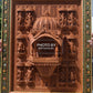 Sandalwood Hand Carved Lord Vishnu Dashavatar JHAROKHA - Malji Arts