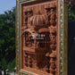 Sandalwood Hand Carved Lord Vishnu Dashavatar JHAROKHA - Malji Arts